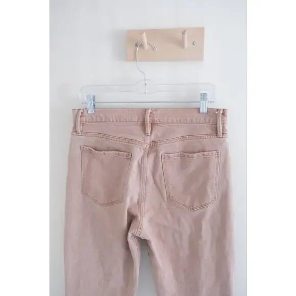 Frame Women Denim Le Sylvie Slender Straight Jeans in Sand Sz 29 High Waist - Picture 8 of 8